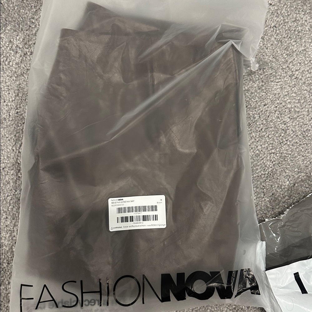 Denise Faux Leather Mini Skirt - Picture 2 of 2